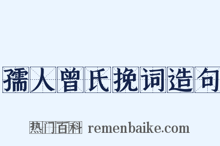 孺人曾氏挽词造句是什么意思的图片